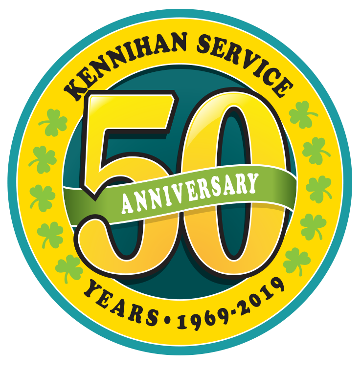 Kennihan 50 Year Anniversary Badge